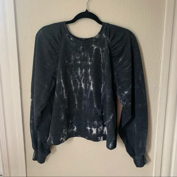 Anthropologie Gray Tie-Dye Sweatshirt - Picture 7 of 8